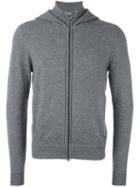 Z Zegna Hooded Sweater, Men's, Size: Medium, Grey, Polyamide/cashmere