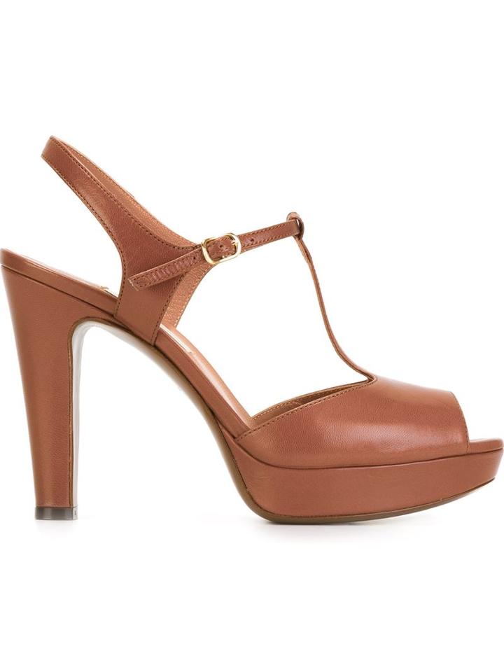 L'autre Chose Platform T-bar Sandals