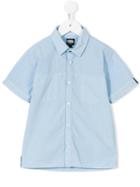 Karl Lagerfeld Kids - Shortsleeved Shirt - Kids - Cotton - 12 Yrs, Girl's, Blue