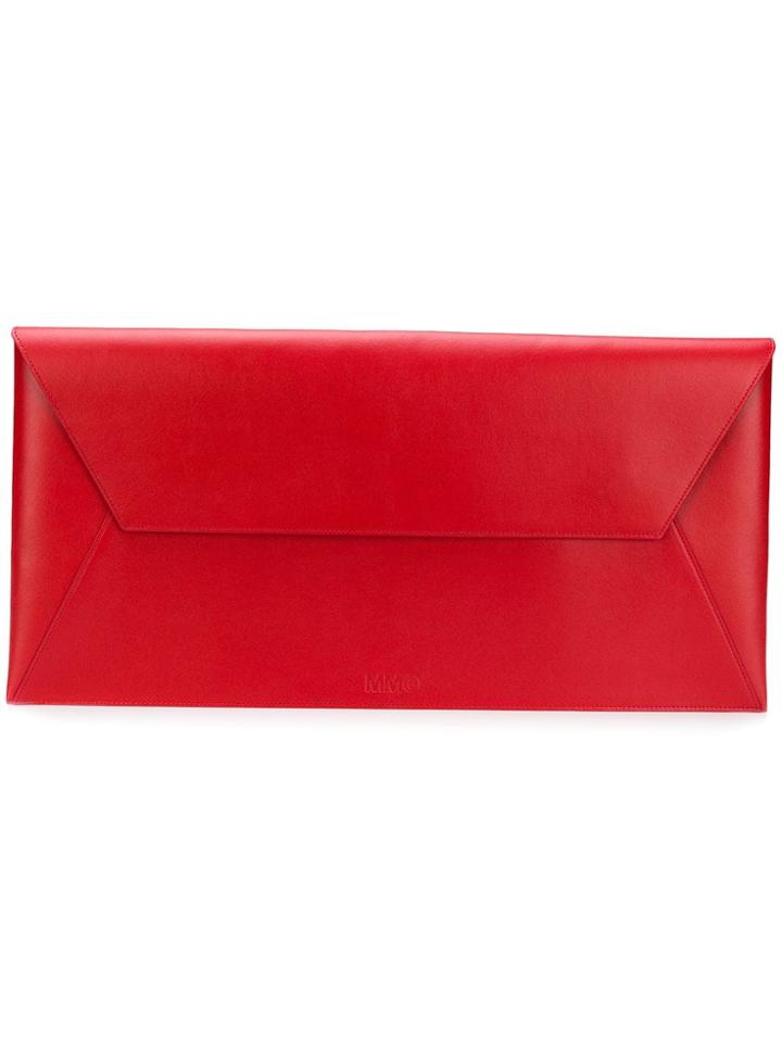 Mm6 Maison Margiela Long Envelope Clutch - Red