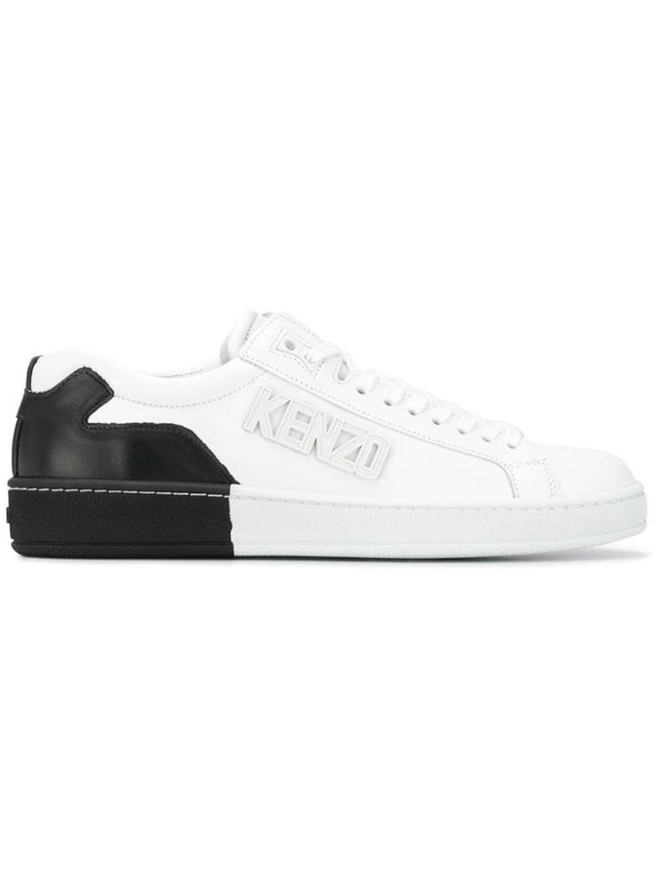 Kenzo Two-tone Sneakers - White