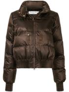 Christian Dior Vintage High Collar Puffer Jacket - Brown
