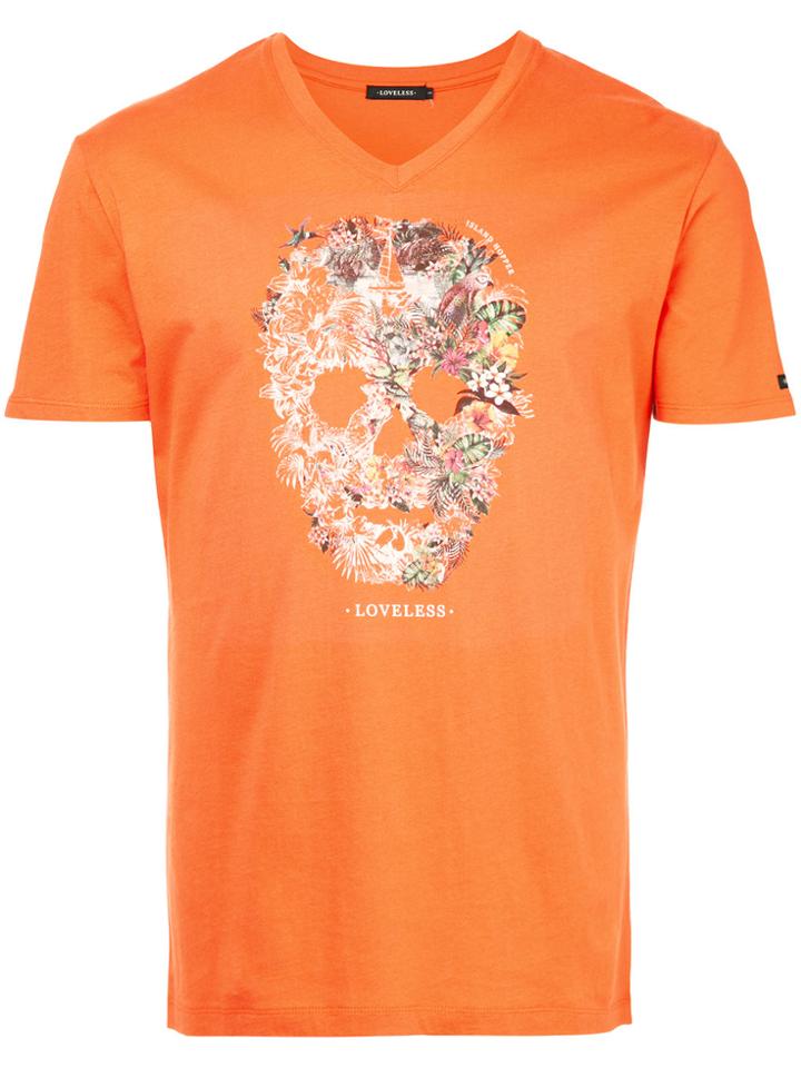 Loveless Printed T-shirt - Yellow & Orange