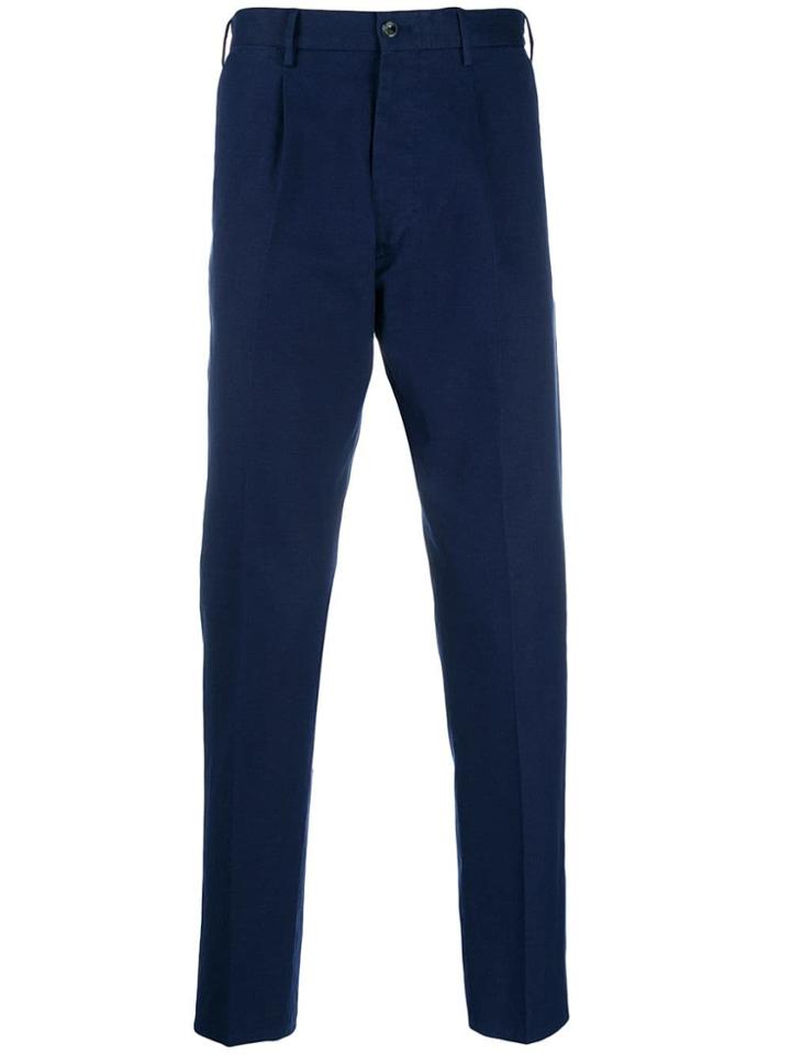 Pt01 High Rise Chinos - Blue