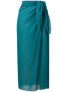 Fisico Slim-fit Midi Sarong - Green