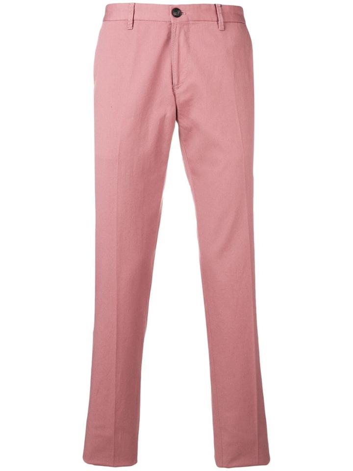 Emporio Armani Straight-leg Trousers - Pink