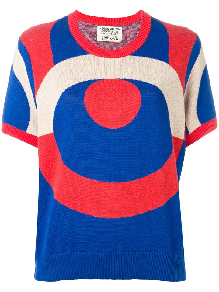 Henrik Vibskov Sun Knitted T-shirt, Women's, Size: Xs, Red, Cotton