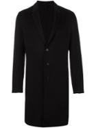 Ports 1961 Single-breasted Coat, Men's, Size: 52, Black, Angora/cashmere/wool