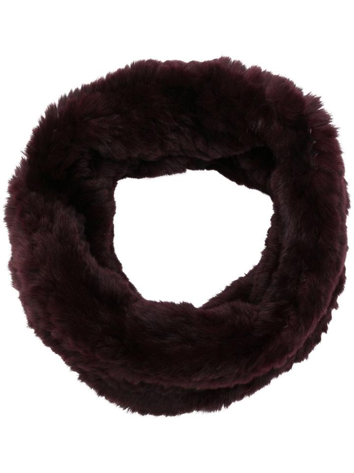 Yves Salomon Accessories Infinity Scarf - Purple