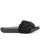 Ugg Australia Appliqué Slip-on Sandals - Black