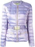 Versace Jeans Padded Jacket, Women's, Size: 44, Pink/purple, Polyester/polyimide/polyamide/feather Down