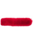 Off-white Fur Bag Strap - Red