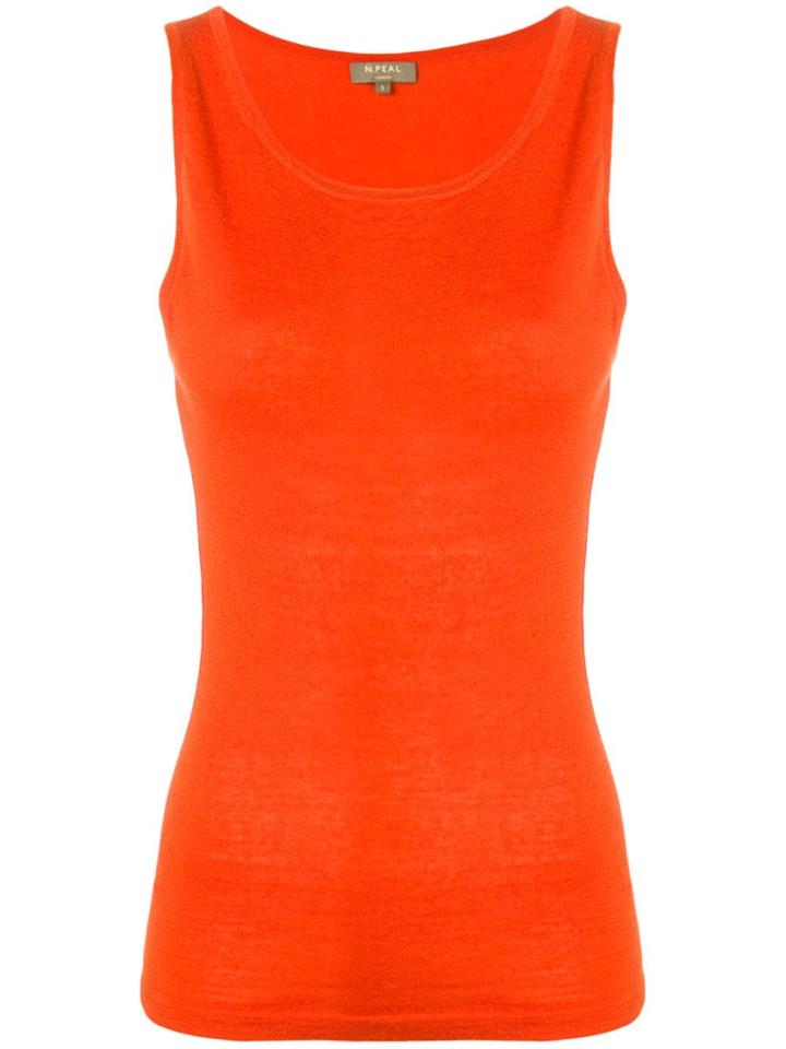N.peal Superfine Shell Top - Orange