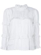 Isabel Marant Étoile Daniela Top, Women's, Size: 36, White, Linen/flax/polyester