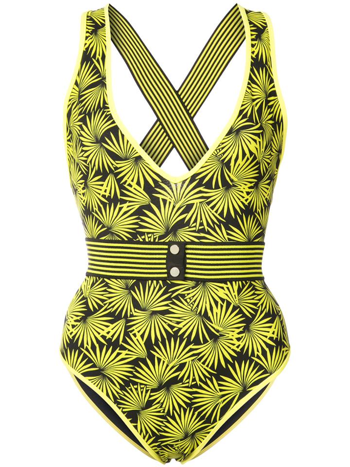 Dvf Diane Von Furstenberg Daffodil One Piece - Yellow & Orange