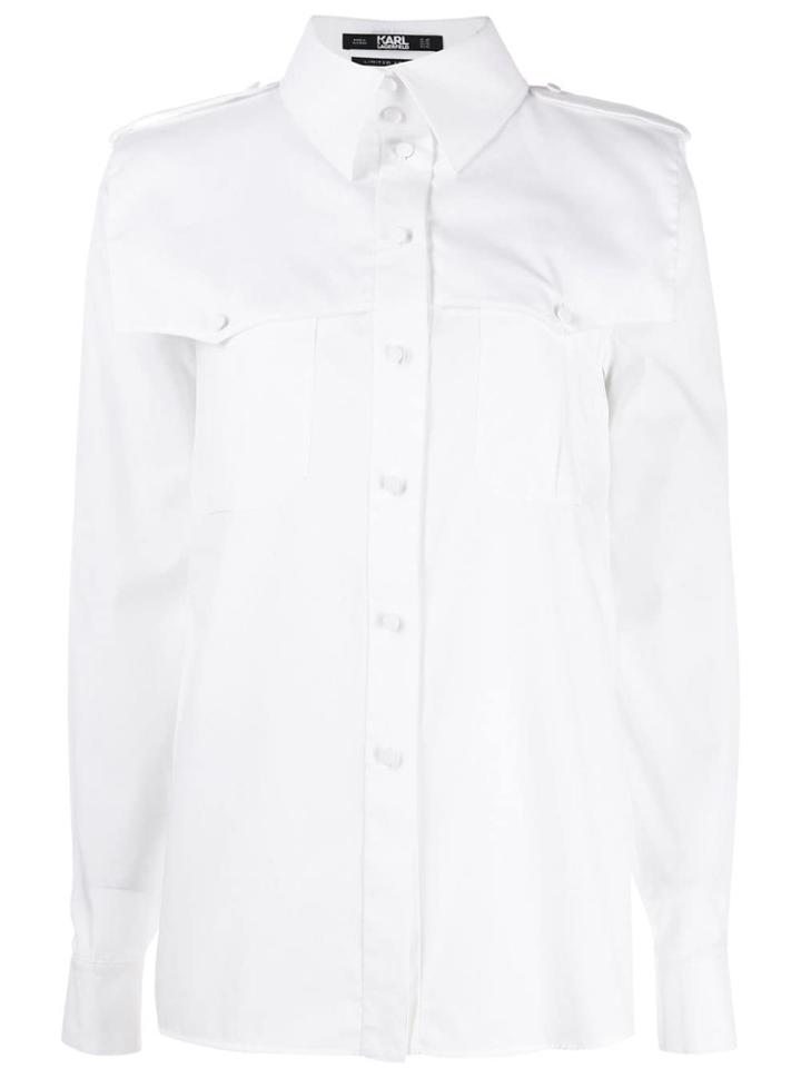 Karl Lagerfeld Volume Shirt - White