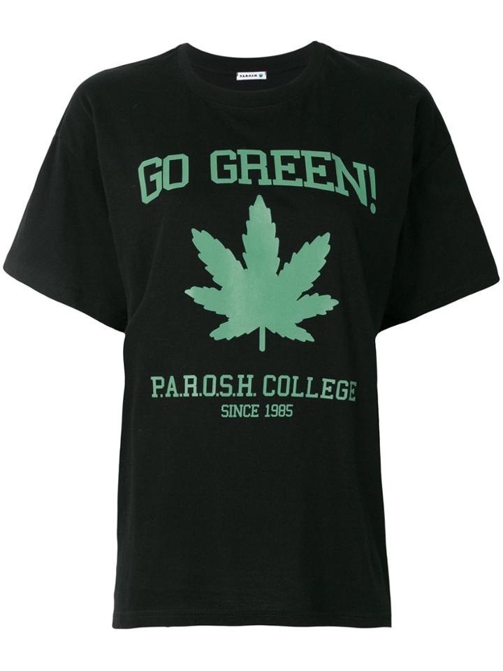 P.a.r.o.s.h. Printed Quote T-shirt - Black