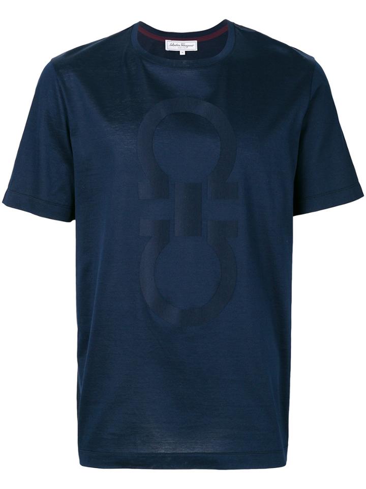Salvatore Ferragamo Gancio T-shirt - Blue