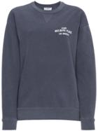 Frame Denim Blue Vintage Crewneck Sweatshirt