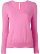 Philo-sofie V-neck Pullover, Women's, Size: 40, Pink/purple, Cashmere