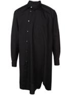 Comme Des Garçons Homme Plus Asymmetric Oversized Shirt - Black