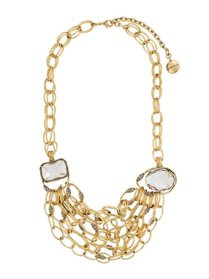 Camila Klein Lais Beethoven Mid-lenght Necklace - Gold