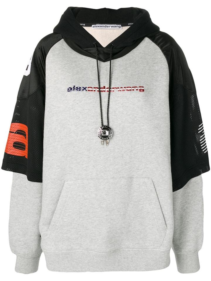 Alexander Wang Bi-layer Sweatshirt - Grey
