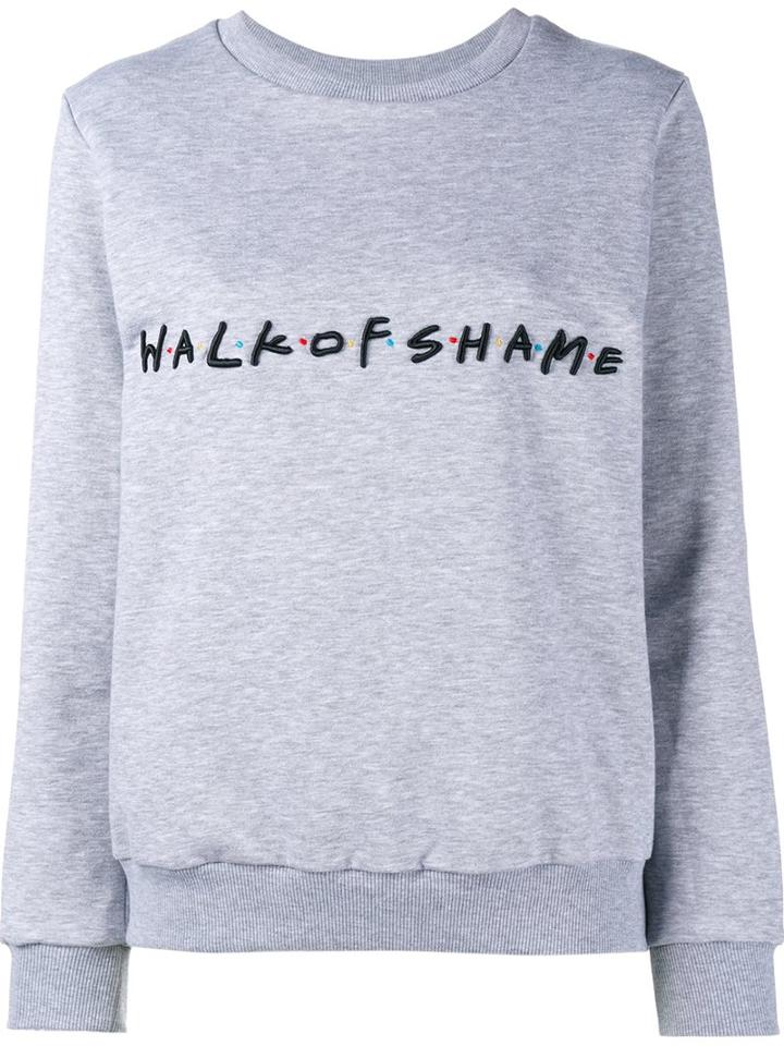 Walk Of Shame Logo Embroidered Sweatshirt