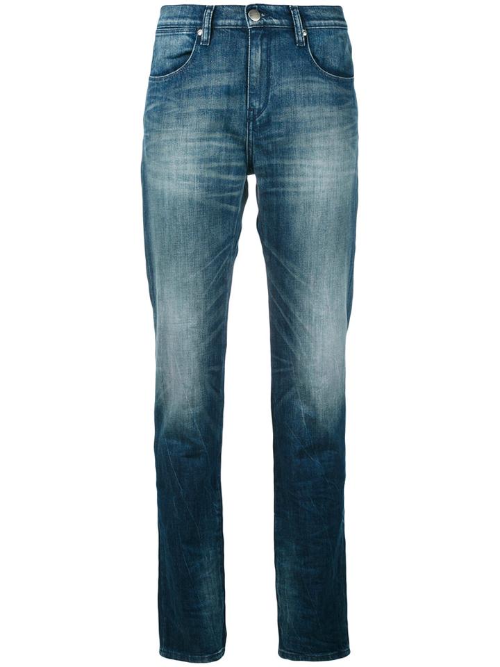Each X Other - Mid-rise Boyfriend Jeans - Women - Cotton/spandex/elastane - 26, Blue, Cotton/spandex/elastane