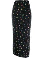 Essentiel Antwerp Floral Print Tube Skirt - Black