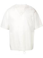 Helmut Lang Drawstring Waist T-shirt - Neutrals