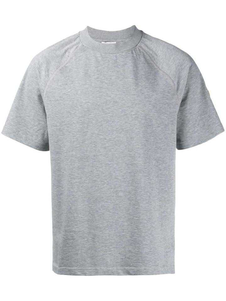 Moncler X Off-white Striped Back T-shirt, Men's, Size: Medium, Grey, Cotton