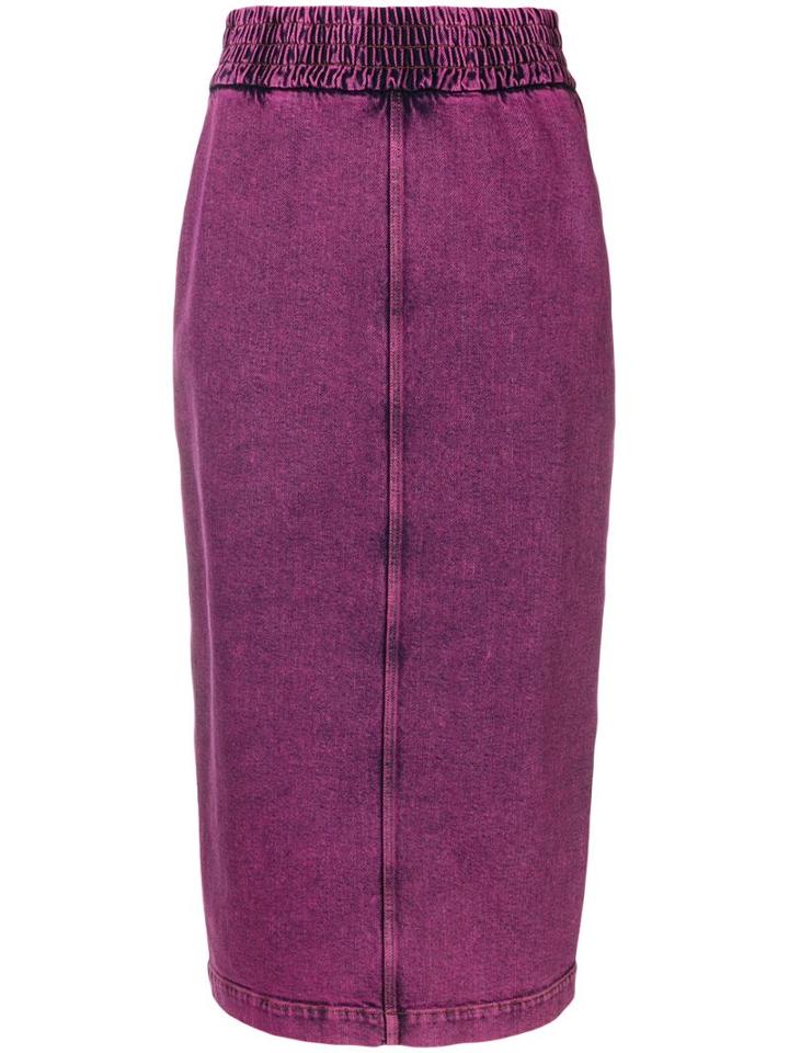 Nº21 Pencil Denim Skirt - Pink