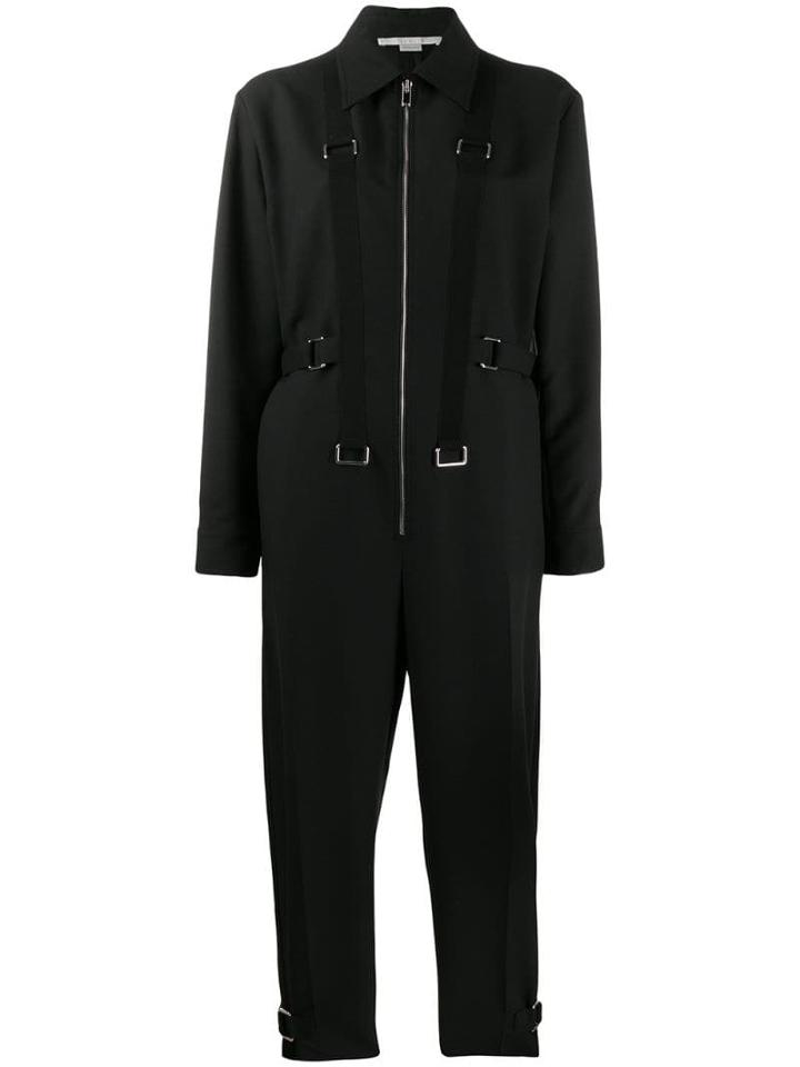 Stella Mccartney Strap Details Jumpsuit - Black