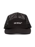Off-white Black Logo Print Mesh Cap