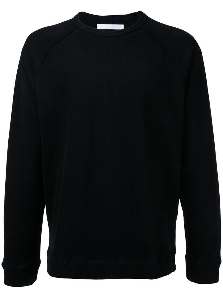 Revised - Crew Neck Sweatshirt - Men - Cotton - L, Black, Cotton