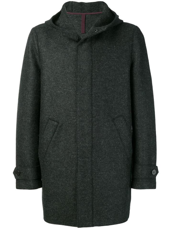 Harris Wharf London Pressed Wool Parka - Grey