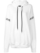 Mia-iam Oversized Hoodie - White