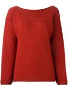 Roberto Collina Drop Shoulder Sweater, Women's, Size: Xs, Red, Merino