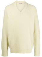 Our Legacy V-neck Jumper - Green
