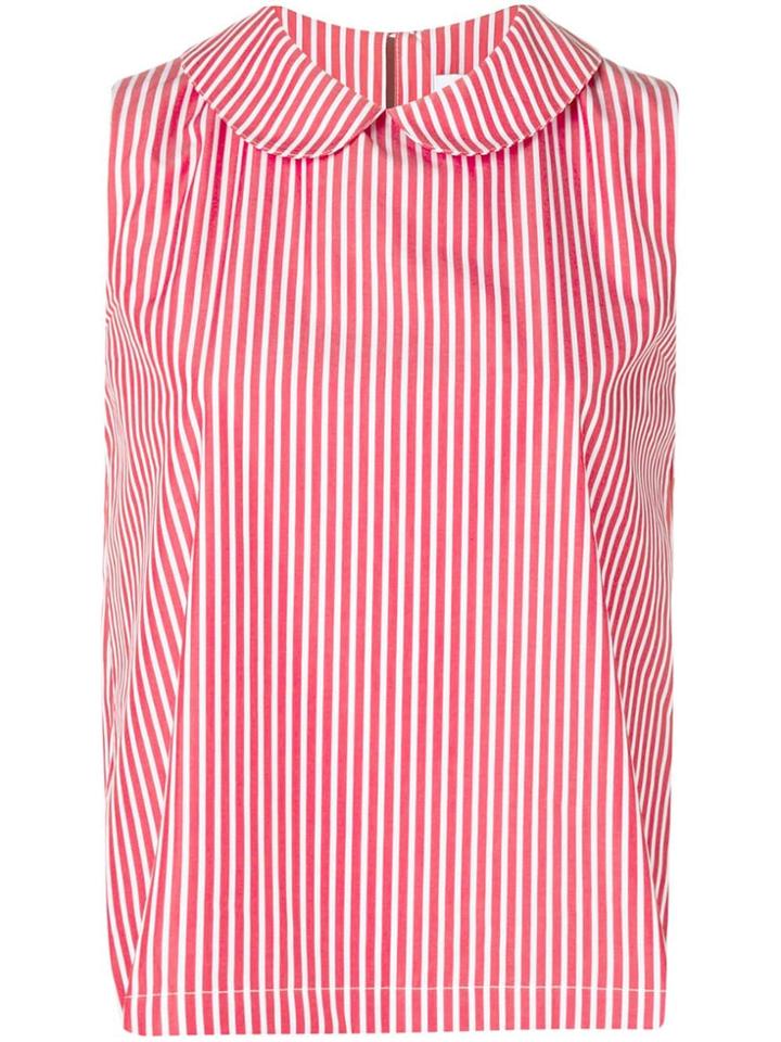 Société Anonyme Striped Sleeveless Top - Red