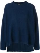 Y's Boxy Crewneck Sweater - Blue