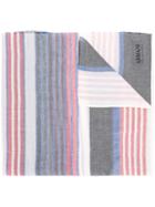 Armani Collezioni Striped Scarf, Women's, Cotton/linen/flax