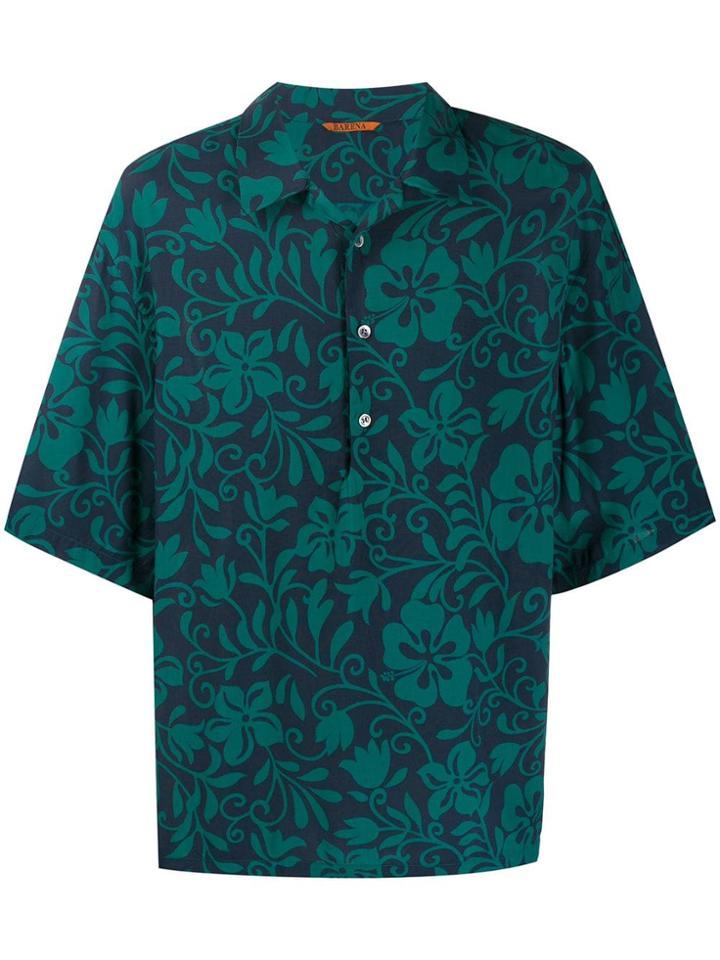 Barena Floral Short-sleeve Shirt - Green