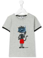 Karl Lagerfeld Kids - Printed T-shirt - Kids - Cotton - 4 Yrs, Grey