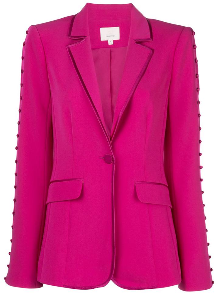 Cinq A Sept Embellished Vivi Blazer - Pink