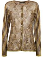Cecilia Prado Natália Tricot Cardigan - Yellow & Orange