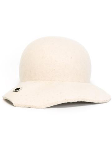 House Of Voltaire Noel Stewart & Alexandre Da Cunha Felt Cap, Men's, Nude/neutrals, Wool