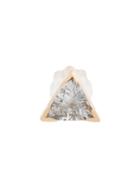 Maria Black Diamond Cut Trillion Earring - Metallic