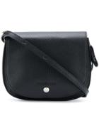 Longchamp Foldover Top Crossbody Bag - Black